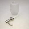TOTO DEALS Spiral Fog Glass Liquid Soap Dispenser (350 ml, Transparent) view 3