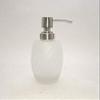 TOTO DEALS Spiral Fog Glass Liquid Soap Dispenser (350 ml, Transparent) view 4