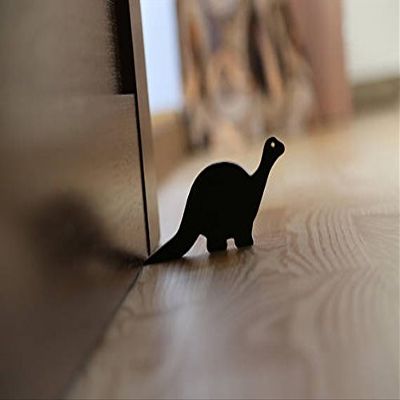 VAH New Dinosaur Design Small Non-Slip Wooden Door Stoppers - to Stop Or Jam The Doors