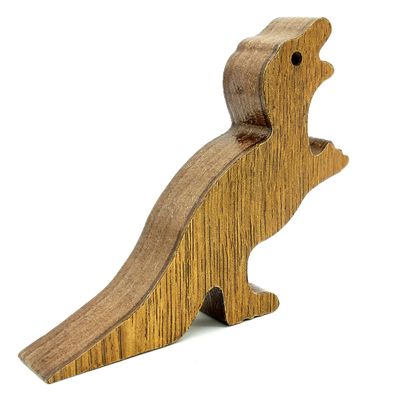 VAH New T-Rex Dinosaur Design Small Non-Slip Wooden Door Stoppers - to Stop Or Jam The Doors