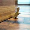 VAH New T-Rex Dinosaur Design Small Non-Slip Wooden Door Stoppers - to Stop Or Jam The Doors view 3