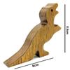 VAH New T-Rex Dinosaur Design Small Non-Slip Wooden Door Stoppers - to Stop Or Jam The Doors view 4
