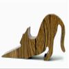VAH New Cat Design Small Non-Slip Wooden Door Stoppers - to Stop Or Jam The Doors view 1