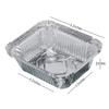 Freshee Aluminium Foil Container with Lid Silver Disposable Foil Container 450 ml Foil Container for Food Packing Baking- Pack of 4, 25 pcs Each Pack view 3