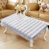 Chander Pure Cotton Design 6 Seater Center/Dinning Table Cover.(60x90,White) view 1