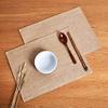 The Home Talk Jute Braided Placemats |Side Table Mats|Best for Bed-Side Table, Center Table, Dining Table, Shelves|Home Decorators|Farm Mats|(Plain, 13" x 19" - Set of 4) view 1
