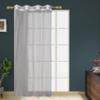 FRESH FROM LOOM Sheer Curtains 9 Feet Long Door and Window | Net Curtain | Semi Transparent Tissue Screens Parda | Eyelet Ring Parde (4 x 9 feet, White, 1pc Only) view 1