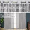 FRESH FROM LOOM Sheer Curtains 9 Feet Long Door and Window | Net Curtain | Semi Transparent Tissue Screens Parda | Eyelet Ring Parde (4 x 9 feet, White, 1pc Only) view 4