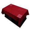 Chander Pure Cotton 6 Seater Dining Table Cover.(60x90,Maroon) view 2