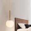 BrightLyts Aluminum Hanging Light for Kitchen Arch, Pendant Lamp for Ceiling Lights Lamp (Multi Color) (Gold and White) view 1