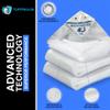TUFFPAULIN 9FT X 12FT 120 GSM Transparent Tarpaulin Tirpal, Tadpatri Tharpai Thadika, Extra Strong, Reinforced Eyelets, UV Resistant, 100% Waterproof Virgin, 6 Layer MLCL 3D Rib Technology-1 No. view 3