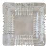 SK Craft Crystal Clear Glass Ash Tray Squire.Designer Ash Tray-10x10 CM, Glass Ashtray, Smoke Collectible Tribal Decoration view 1