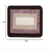 Saral Home Soft Cotton Anti Slip Bathmat Set of 2 (Brown, 40x60 cm) view 3