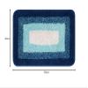 Saral Home Soft Cotton Anti Slip Bathmat Set of 2 (Turquoise, 40x60 cm) view 3