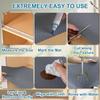 ElastPro EVA Mat Useful and Full Length 1.5 Meter (150 cm x 45 cm) Dots Anti Slip Mat/Sheet for Fridge, Kitchen, Drawer, Shelf Liner. Rich Look, 1 mm Thick, Grey view 2
