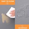 ElastPro EVA Mat Useful and Full Length 1.5 Meter (150 cm x 45 cm) Dots Anti Slip Mat/Sheet for Fridge, Kitchen, Drawer, Shelf Liner. Rich Look, 1 mm Thick, Grey view 3