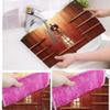 E-Retailer Waterproof PVC Wooden Design Fridge Mat/Drawer Mat Set (Size: 12X17 inch, Set Content: Set of 6) view 4