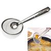 S R EXCLUSIVE Multi-Functional 2 in 1 Fry Tool Filter Spoon Strainer with Clip, Oil Frying BBQ Filter Stainless Steel Mesh Strainer Kitchen Tool, 28 x 10 cm view 2