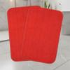 SARAL HOME EASY LIVING Saral Home Microfiber Anti-Skid Rectangular Bath Mat Pack Of 2 (Red, 40X60 Cm) view 1