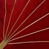 indoAmor Stripes Pattern Silk Cushion Covers (Maroon & Brown, 16x16 inches) - Set of 5 Pieces view 3