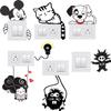 Decals Creation Switch Sticker Switch Panel Sticker Switch Decals Switch Board Sticker Standard Size view 1