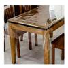 Classic Transparent 8 Seater Dining Table Cover Without Border (60X90 INCHES) view 2