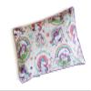 Silverlinen 100% Cotton Unicorn & Rainbows Single Pillow Cover with Piping for Kids Room for Girls (Pillow NOT Included) - Pink (Size: 18x27 Inches) view 1