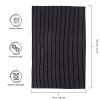 Encasa XO Kitchen Cloth for Cooking | Cotton Hand Towel for Drying Dishes | 70x45 cm Tea Towels | Highly Absorbent for Cleaning & Quick Drying of Plates & Glasses | Butcher Black (Set of 4 Pieces) view 3