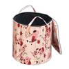 JMT Foldable Laundry Basket Bag Cylinder Shape Multipurpose Carry Handles Zippered Lid for Home, Toy Storage 63-Litere Single (16X17X50 Inch)(Metal) view 2