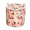 JMT Foldable Laundry Basket Bag Cylinder Shape Multipurpose Carry Handles Zippered Lid for Home, Toy Storage 63-Litere Single (16X17X50 Inch)(Metal) view 3