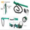 ISC Heavy-Duty Wrench Oil Filter Tool Pipe Fittings Tools Single Sided Adjustable Wrench Combo (9" Inch Chain) view 2