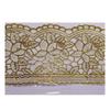 MONKDECOR Classic Transparent 6 Seater Oval Dining Table Cover with Golden LACE (60X90 Inches)(Plastic, Pack of 1) view 3