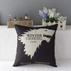 AEROHAVEN Premium Cotton Game of Thrones Designer Decorative Throw Pillow/Cushion Covers Set of 4 - (Multi, 16 inch x 16 inch) view 3