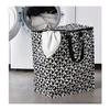 IKEA Polypropylene 10 Kg Bag For Laundry And Groceries (Black And White), 25 Centimeters, 47 Centimeters view 2