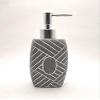 TOTO DEALS Elegant Oval Shape Stone Liquid Soap Dispenser (350 ml, Grey) view 1