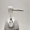 TOTO DEALS Elegant Oval Shape Stone Liquid Soap Dispenser (350 ml, Grey) view 2