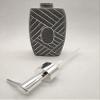 TOTO DEALS Elegant Oval Shape Stone Liquid Soap Dispenser (350 ml, Grey) view 3