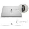 Glossy 8X8 Inch Shower With 9 inch Arm Stainless Steel Rain Shower (Combo Set) view 4