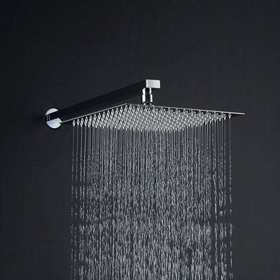 Combo 8X8 Inch Shower With 9 inch Arm Stainless Steel Rain Shower (Combo Set)