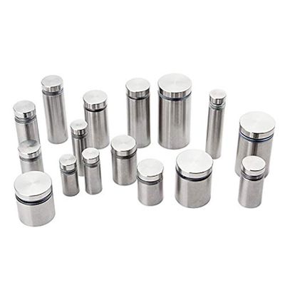 Global Indus19 Multipurpose Stainless Steel Spacers/Fasteners/Standoffs for Industrial Applications and Home Improvement of Size: 3/4" (Diameter) x 3/4" (Length) Inches, Pack of (4), Set (4)