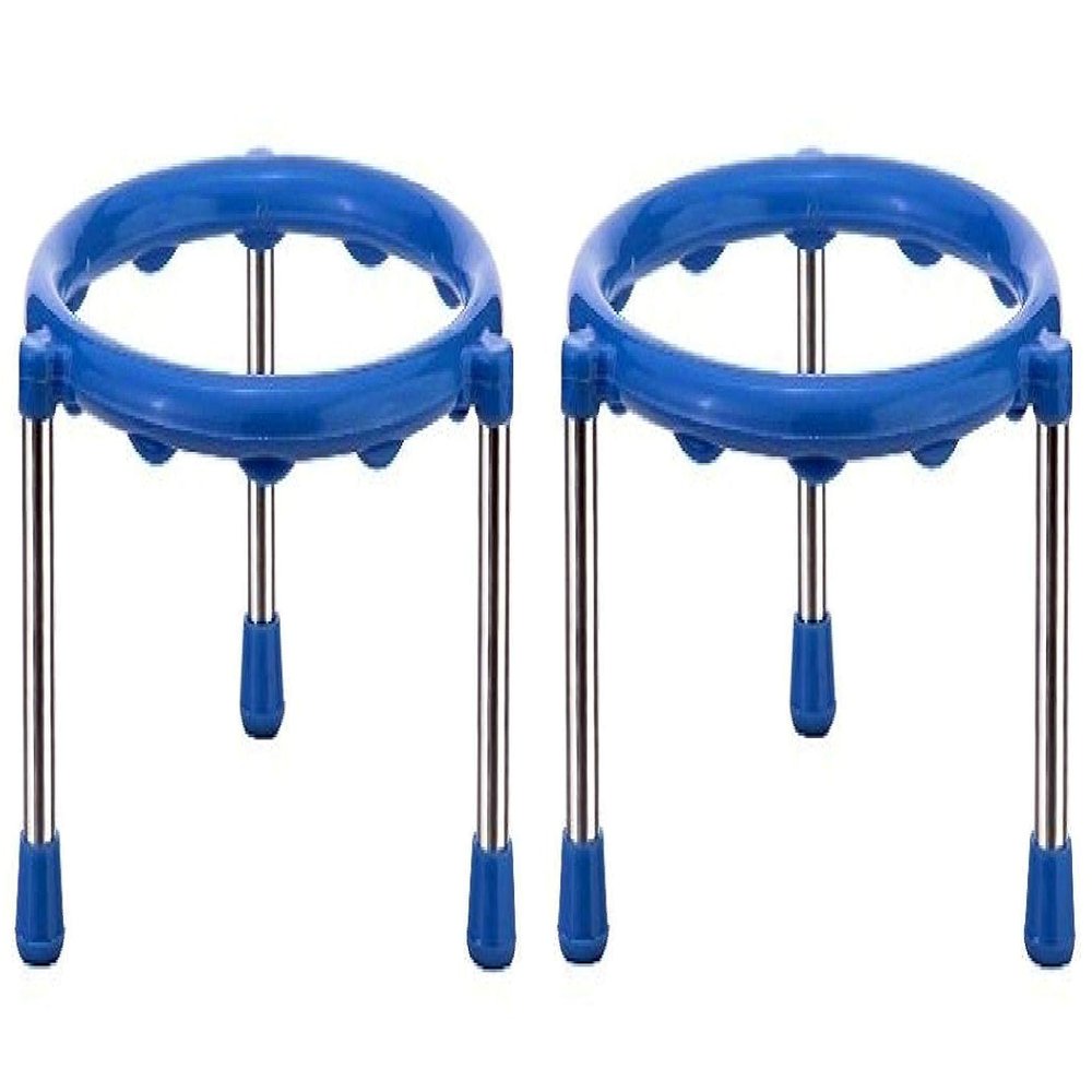 KASANA Shopping Mart Matka Stand Plant Pot Stand - Stainless Steel Legs(Pack of 2)