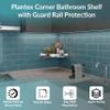 Plantex Stainless Steel Corner Shelf for Bathroom Wall/Bathroom Corner Shelves/Bathroom Shelf Rack/Side Corner Shelf/Kitchen Organizer/Bathroom Corner Rack- (9x9 inches, Chrome) view 4
