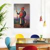 Tamatina Rajasthani Canvas Painting|The Great Maharana Pratap |Size-13X9 Inches.g567 view 4
