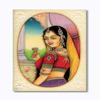 Tamatina Rajasthani Canvas Painting|Queen |Size-13X9 Inches.g539 view 1