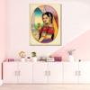 Tamatina Rajasthani Canvas Painting|Queen |Size-13X9 Inches.g539 view 4