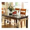 MONKDECOR Classic 6 Seater Dining Table Cover with Golden Border 54x78 inches view 1