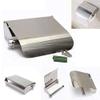 Easy Install Anti Rrust Stainless Steel Tissue Paper Holder with Easy Refill Feature, Standard, Silver view 1