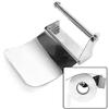 Easy Install Anti Rrust Stainless Steel Tissue Paper Holder with Easy Refill Feature, Standard, Silver view 4