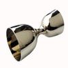 SkyKey Electro Plated Nickel Silver with Chrome Finish Peg Measure Cup, 30 ml/60 ml, Silver view 1