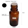 Pure Source India Empty 10 ML Amber Glass Bottle With Leak-Proof Euro Dropper And Cap With Seal,Suitable To Store Essential Oil,Medicine Etc...(Set of 24 Pcs) view 2